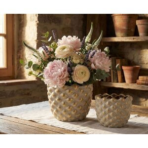 Zestaw wazonów Mauro Ferretti "Pepitas" – 2 szt. Ø23x18 cm / Ø18,5x15,5 cm