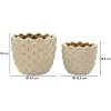 Zestaw wazonów Mauro Ferretti "Pepitas" – 2 szt. Ø23x18 cm / Ø18,5x15,5 cm