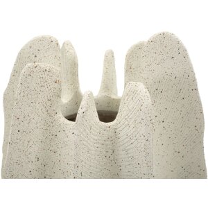 Wazon "Ester" Mauro Ferretti – skulpturalny wazon z polyresyny, Ø23x50 cm