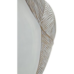 Wazon Mauro Ferretti „Ho Chi Minh” – biały, matowy, nowoczesny, 27x11,5x31 cm