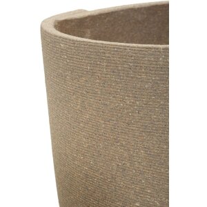 Zestaw 3 doniczek zewnętrznych Mauro Ferretti „Peru” – szary, polyrezyna