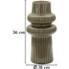Wazon HARMONY Ø18x36 cm, ceramika, zielony – Mauro Ferretti