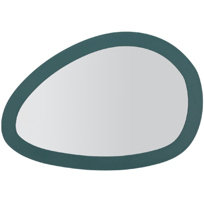 Lusterko ścienne SATURNO Ottanio od Mauro Ferretti – nowoczesny design z ramą w kolorze petrol