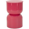 Stolik pomocniczy OYI Ø31x46 cm Fuchsia – metal, połysk, nowoczesny design