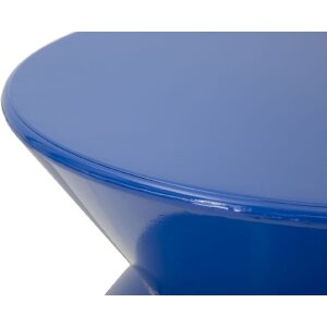 Stolik pomocniczy ZAG Ø37,5x45 cm, niebieski – nowoczesny design od Mauro Ferretti