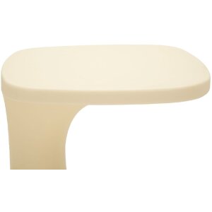 Mauro Ferretti Beistelltisch Ibiza Weiß 42x42x52 cm Kunststoff