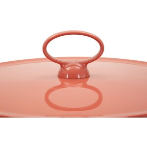 Mauro Ferretti Beistelltisch Iris Rot Ø44x43 cm Kunststoff