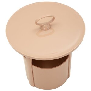 Mauro Ferretti Beistelltisch Iris Rosa Ø44x43 cm Kunststoff