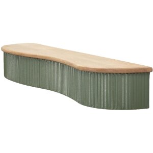 Regał ścienne Frankfurt – zestaw 2 sztuk, drewno i metal, nowoczesny styl