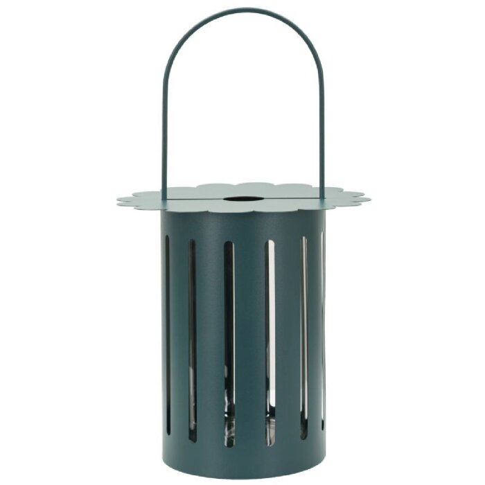 Laterna Mauro Ferretti Saturno Ottanio Ø24x43 cm – metal, szkło, styl skandynawski