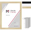 Rama drewniana MendeFrames H980 – głębokość 55 mm, naturalne drewno, matowa powierzchnia