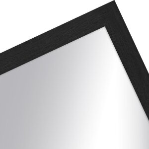 Zegar MendeFrames serii H960, czarna ramka z wzorem, 13x18 cm