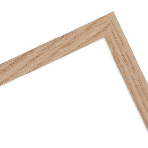 Ramka na zdjęcia z drewna dębowego MendeFrames 960, 60x60 cm, szkło sztuczne