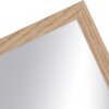 Lustro ścienne H960 z dębu 60x60 cm, rama z drewna naturalnego, matowe wykończenie