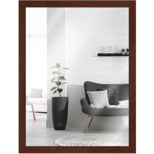 Ściana lustrzana MendeFrames H960 orzech 70x70 cm z ramą...