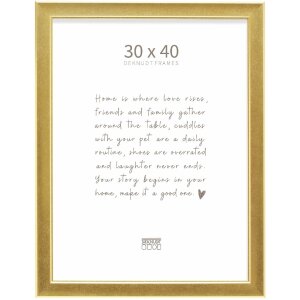 Ramka na zdjęcia Deknudt S244 – z polistyrolu, drewno, szkło kryształowe