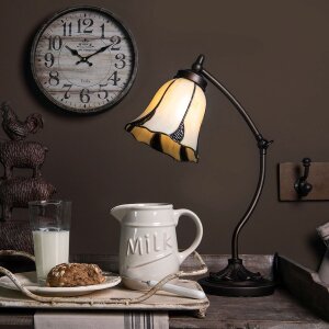 LumiLamp 5LL-5130 Lampa stołowa Tiffany Ø 15x46 cm...