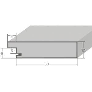 Ramka na zdjęcia MendeFrames Profil 780, drewno dębowe, 20x60 cm, szkło muzealne