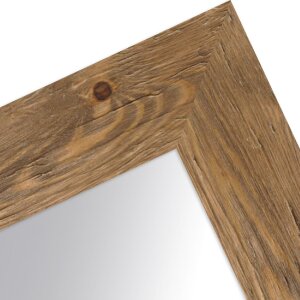 Ściana lustro MendeFrames H780, styl domu nad morzem, 25x38 cm, drewno dębowe