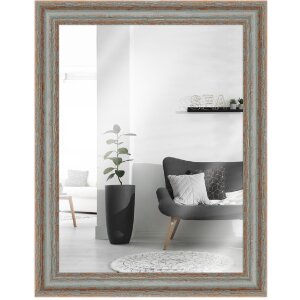 Lustro ścienne MendeFrames H740 w stylu shabby-chic,...