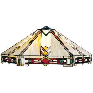 LumiLamp LL-5423 Klosz Tiffany Ø 58x23 cm...