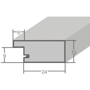 Ramka na zdjęcia MendeFrames H720 w stylu domu wsi 20x28 cm z szkłem muzealnym