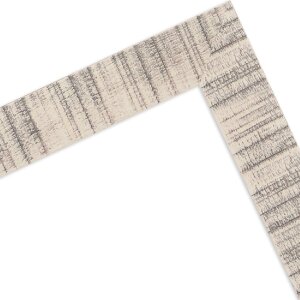 Ramka na zdjęcia MendeFrames H710, styl shabby-chic, 10x30 cm, kremowa, z szkłem antyrefleksowym