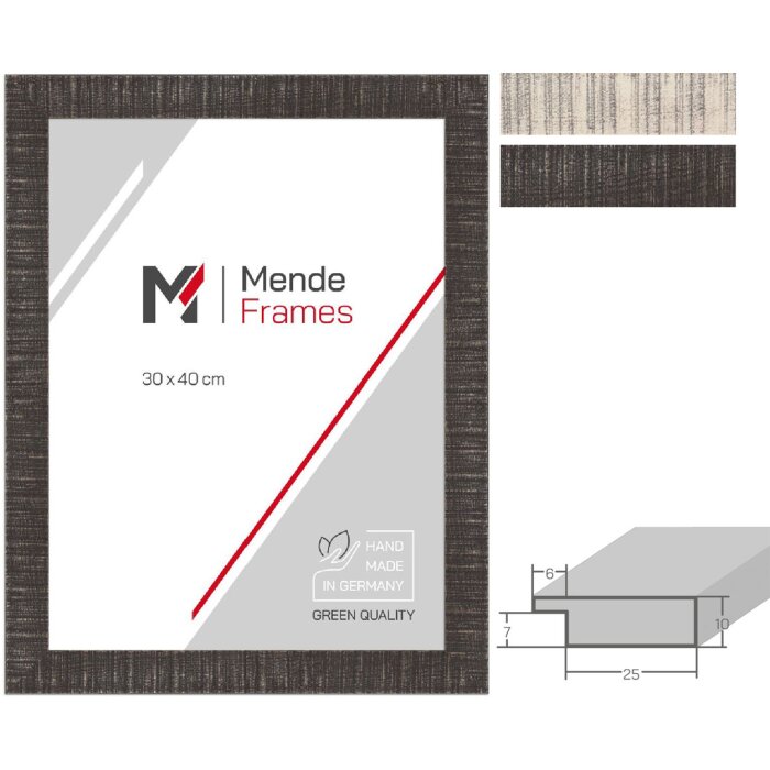 Ramka na zdjęcia H710 w stylu shabby-chic, drewno naturalne, 10x10–50x70 cm