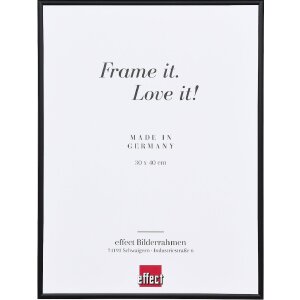 Ramka na zdjęcia zabezpieczenia pożarowego Alu S1 klasa B1, czarny/srebrny, 13x18–70x100 cm