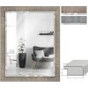 MendeFrames H670 Wandspiegel Industrial taupe grau Massivholz 20x20-70x100cm