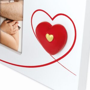 Ramka na zdjęcia Roberta 10×15 cm – biała z...