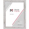Rama na zdjęcia MendeFrames H660 w stylu shabby-chic, 45x60 cm, biała z szkłem akrylowym