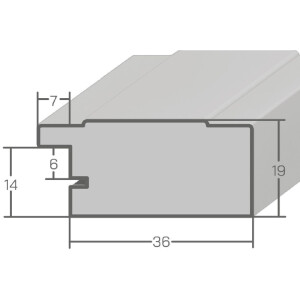 Rama na zdjęcia MendeFrames H630 Shabby-Chic 60x90 cm z szkłem akrylowym