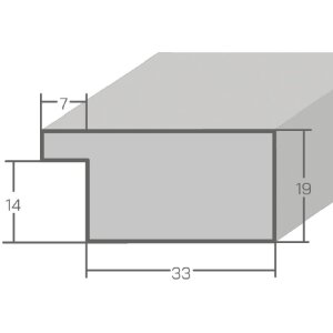 MendeFrames H610 Ramka na zdjęcia Vintage Biała 70x70 cm