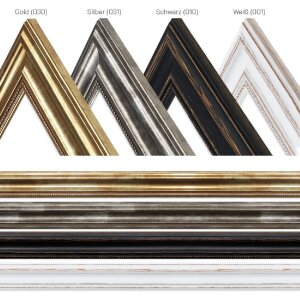 Ramka na zdjęcia MendeFrames H550, styl antyk złoty, 60x80 cm, szkło akrylowe