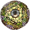 Kolorowa lampa podłogowa w stylu Tiffany Ø 30x48 cm