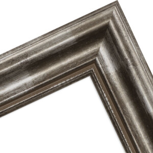 Ramka na zdjęcia MendeFrames H550, styl antyk srebrny, 30x30 cm, szkło akrylowe