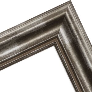 Ramka na zdjęcia MendeFrames H550 Antik srebrna 60x80 cm z szkłem akrylowym