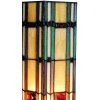 Kolorowa lampa podłogowa Tiffany szkło 12,5x35 cm