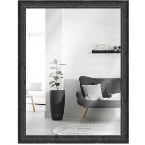 MendeFrames Lustro Ścienne H470 Rustykalne Czarne 45x60 cm
