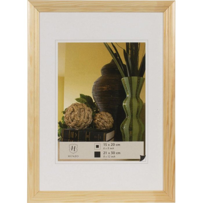 Henzo ramka drewniana 21x30 cm naturalna ramka na dokumenty DIN A4