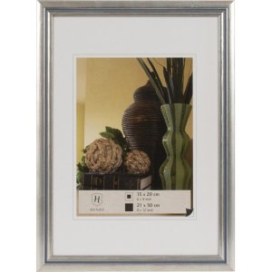 Henzo ramka drewniana Artos 21x30 cm srebrna ramka na...