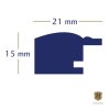 30x45 cm rama Artos drewno - czarna