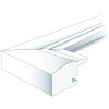 30x45 cm rama Artos drewno - czarna