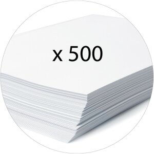 Pudło archiwalne Exabox grzbiet 60mm z etykietą w kartonie Manila Nature Future, DIN A4 Czerwony