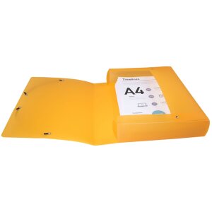 Pudło archiwizacyjne z zatrzaskiem wykonane z PP 800µ grzbiet 60mm Linicolor DIN A4 różne kolory