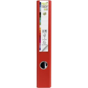 Teczka PREMTOUCH z PP z 2 ringami, grzbiet 50mm, DIN A4 ekstra szeroka Czerwony