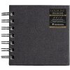 Sketchbook kwadratowy Goldline, 10x10cm, 140g - Czarny