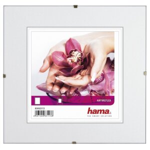 Uchwyt do zdjęć bez ramy Antireflex Glass 20x20 cm