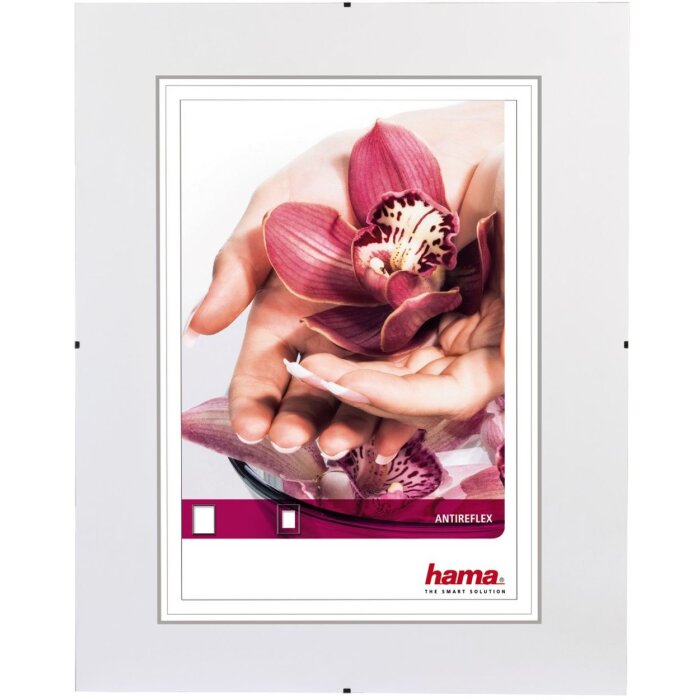 Bezramowy uchwyt na zdjęcia Antireflex Glass 40x60 cm